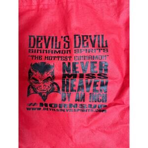 Devil's Devil Sinnamon Spirits Nylon Drawstring Backpack Jesse James Bourbon